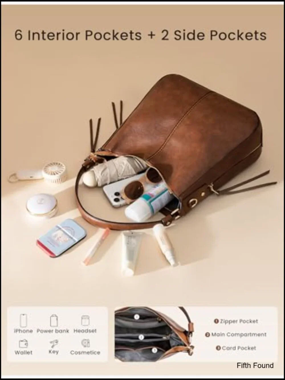Large Hobo Crossbody Bag Faux Leather Shoulder Purse Handbag Retro Ladies Tote